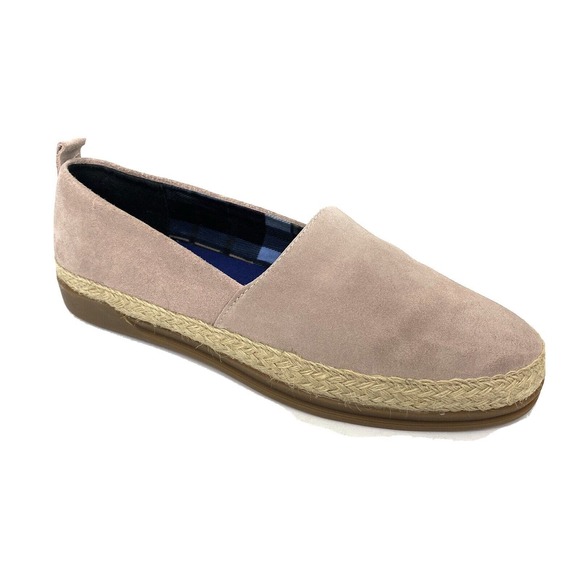 Blondo Shoes - Blondo Bailey Waterproof Suede Loafers 7 M Womens Slip On Shoes Espadrille Pink